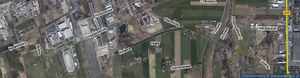 Zdjęcie satelitarne Kmieca ul.