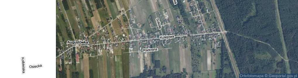 Zdjęcie satelitarne Kolejowa ul.