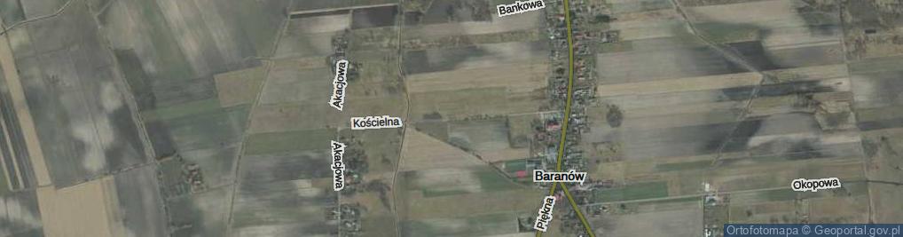 Zdjęcie satelitarne Kościelna ul.