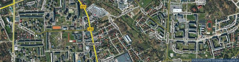 Zdjęcie satelitarne Kopeckiego Kazimierza ul.