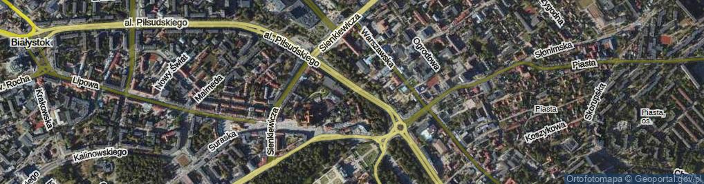 Zdjęcie satelitarne Kościelna ul.