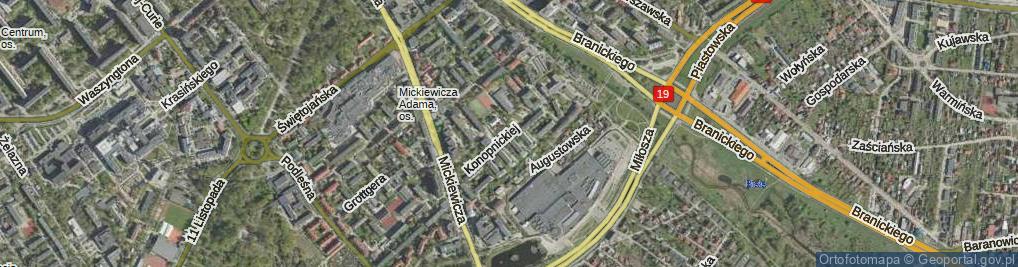Zdjęcie satelitarne Konopnickiej Marii ul.