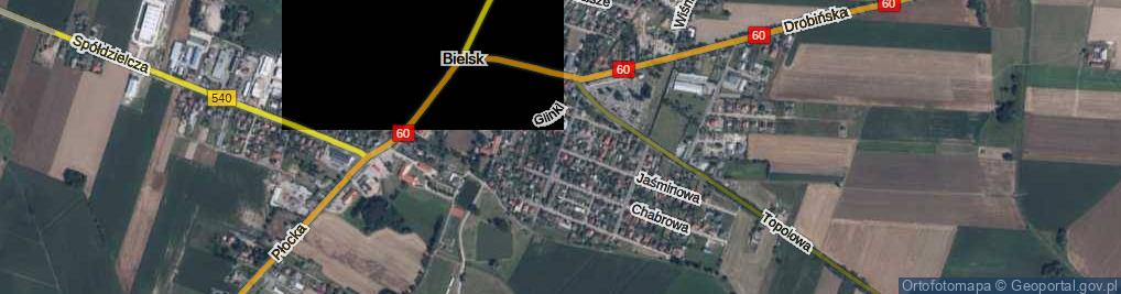 Zdjęcie satelitarne Siedzikówny Danuty ul.
