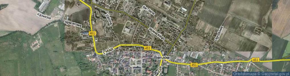 Zdjęcie satelitarne Kochanowskiego Jana ul.