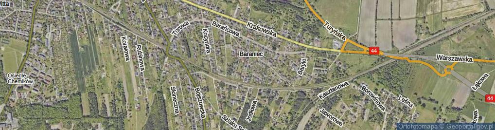 Zdjęcie satelitarne Konarskiego Stanisława ul.