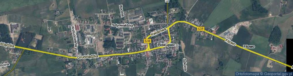 Zdjęcie satelitarne Kościuszki Tadeusza, gen. ul.