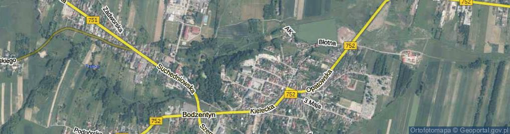 Zdjęcie satelitarne Kościelna ul.