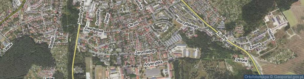 Zdjęcie satelitarne Kołłątaja Hugo ul.