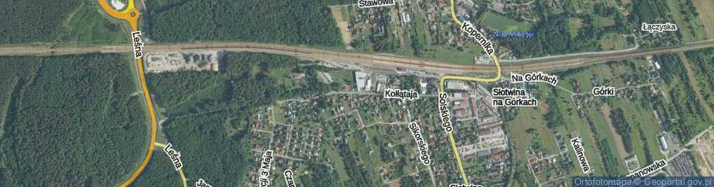 Zdjęcie satelitarne Kołłątaja Hugona ul.