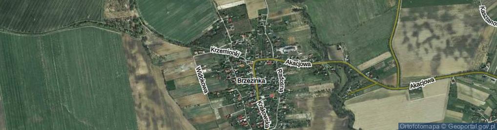 Zdjęcie satelitarne Kościelna ul.