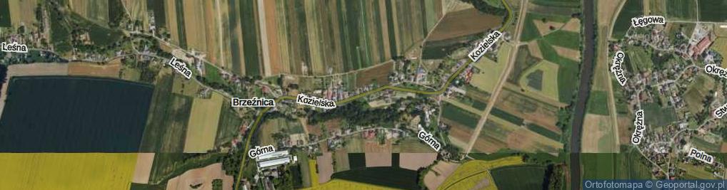 Zdjęcie satelitarne Kozielska ul.