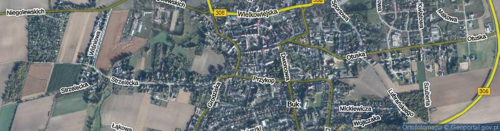 Zdjęcie satelitarne Kościelna ul.