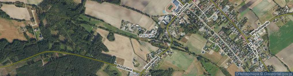 Zdjęcie satelitarne Kolejowa ul.