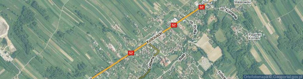 Zdjęcie satelitarne Kościuszki Tadeusza, gen. ul.