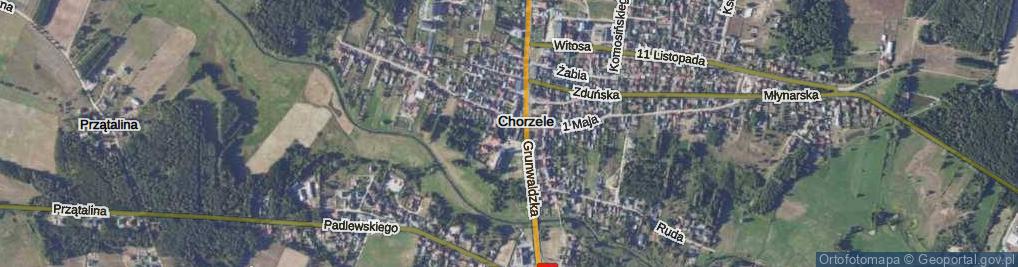 Zdjęcie satelitarne Kościelna ul.