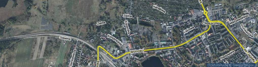 Zdjęcie satelitarne Kopernika Mikołaja ul.