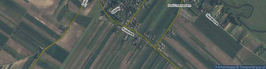 Zdjęcie satelitarne Kolejowa ul.