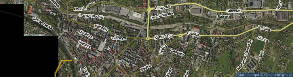 Zdjęcie satelitarne Korfantego Wojciecha ul.
