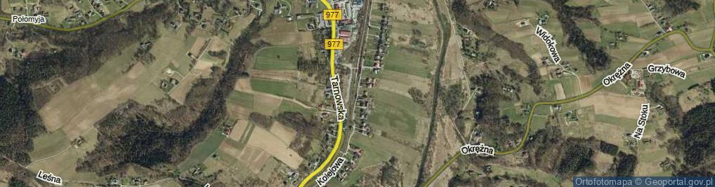 Zdjęcie satelitarne Kolejowa ul.