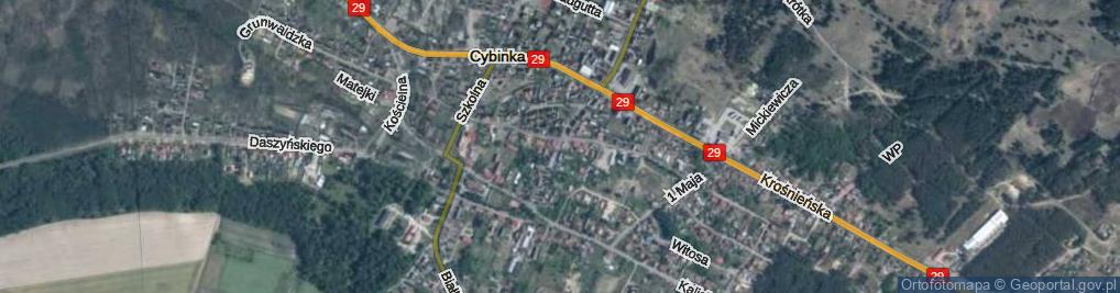 Zdjęcie satelitarne Kościuszki Tadeusza, gen. ul.