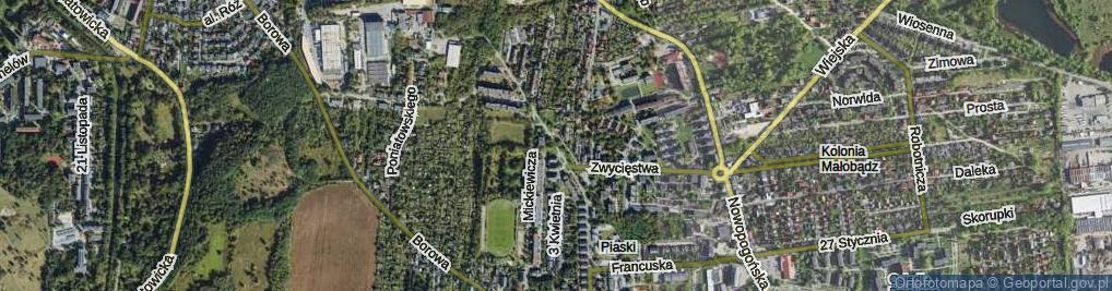 Zdjęcie satelitarne Kościuszki Tadeusza, gen. ul.