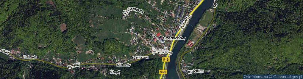 Zdjęcie satelitarne Kościelna ul.