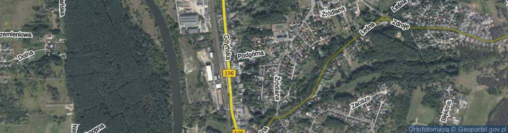 Zdjęcie satelitarne Kościelna ul.