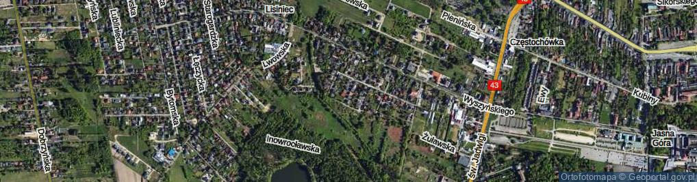 Zdjęcie satelitarne Konińska ul.