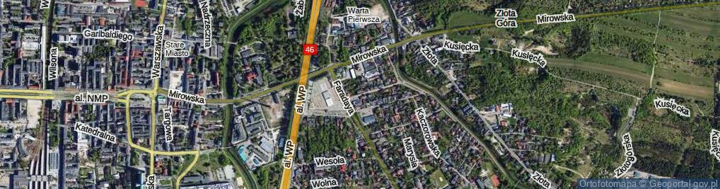 Zdjęcie satelitarne Kopcowa ul.