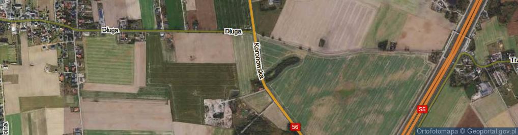 Zdjęcie satelitarne Koronowska ul.