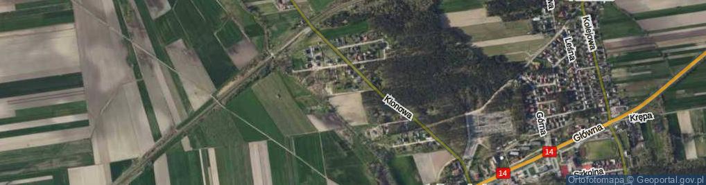 Zdjęcie satelitarne Kosiorek Barbary ul.