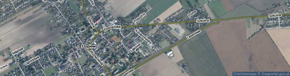 Zdjęcie satelitarne Konarzewska ul.