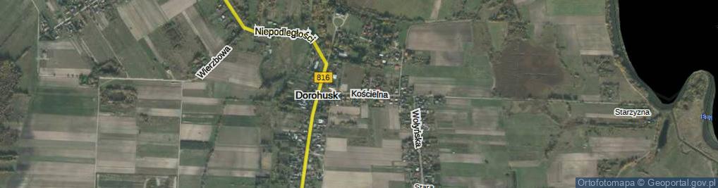 Zdjęcie satelitarne Kościelna ul.