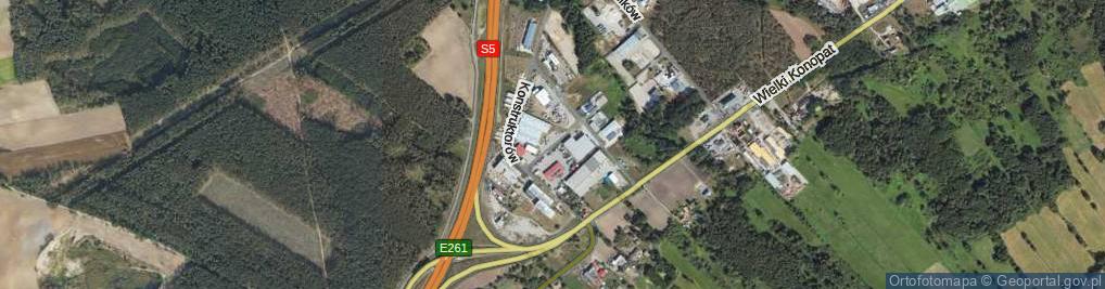 Zdjęcie satelitarne Konstruktorów ul.
