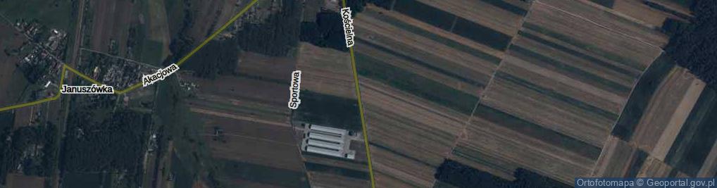 Zdjęcie satelitarne Kościelna ul.