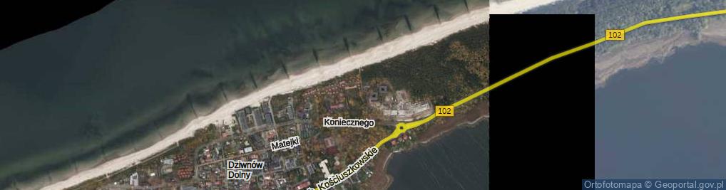 Zdjęcie satelitarne Korzenna ul.