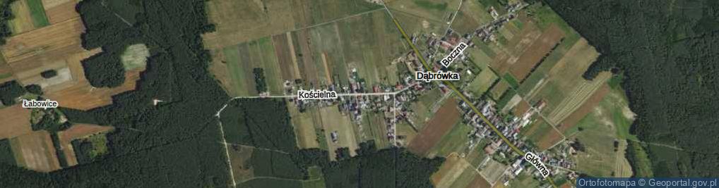 Zdjęcie satelitarne Kościelna ul.