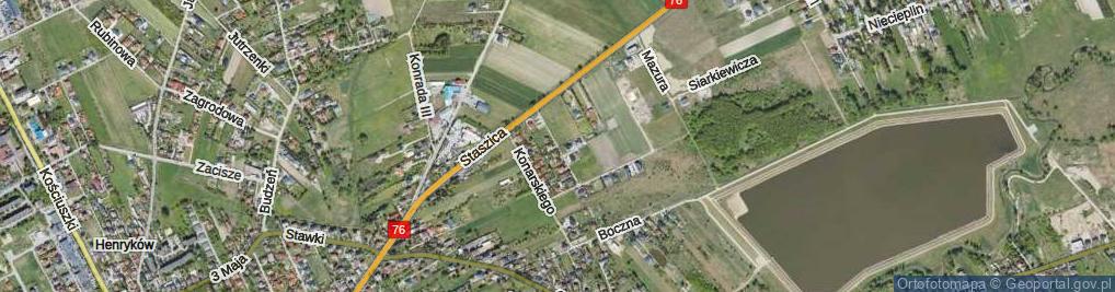 Zdjęcie satelitarne Kołłątaja Hugona, ks. ul.