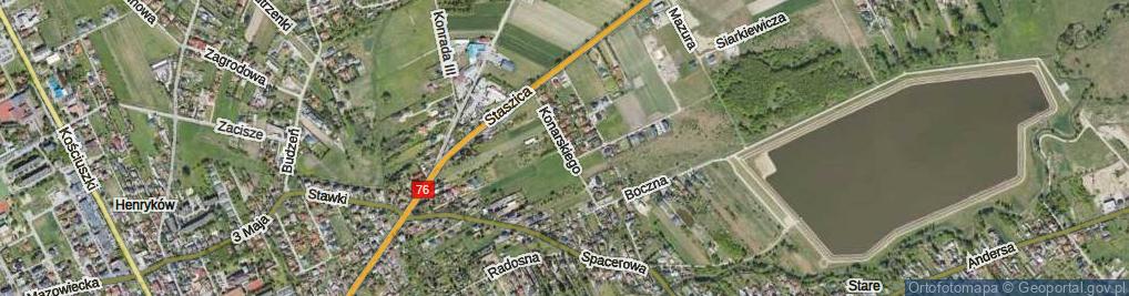 Zdjęcie satelitarne Konarskiego Stanisława, ks. ul.