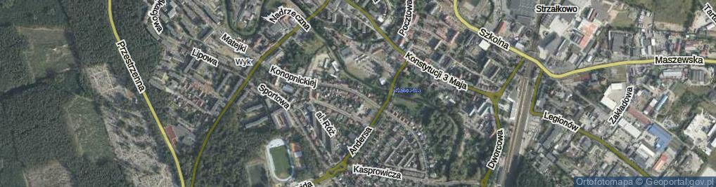 Zdjęcie satelitarne Konopnickiej Marii ul.