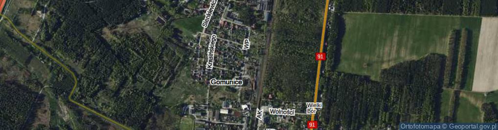 Zdjęcie satelitarne Kolejowa ul.