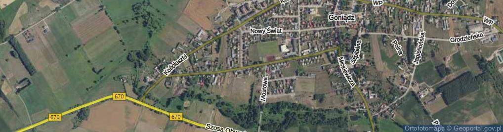 Zdjęcie satelitarne Konstytucji 3 Maja ul.