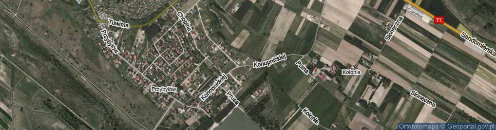 Zdjęcie satelitarne Konopnickiej Marii ul.