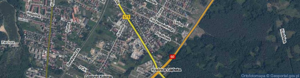 Zdjęcie satelitarne Kostkiewicza Zygmunta, ppłk. ul.