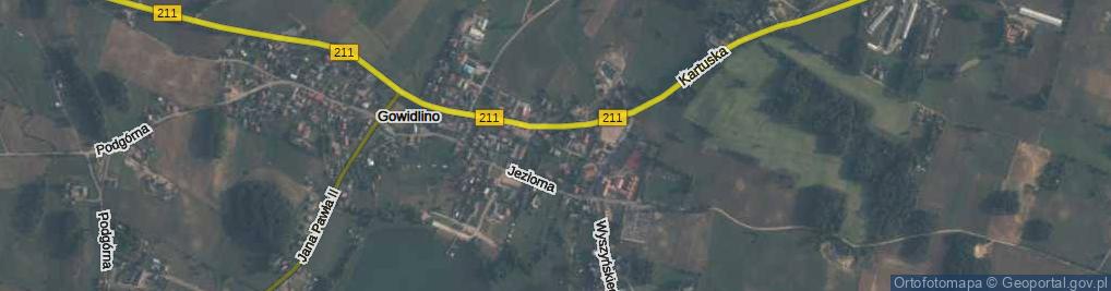 Zdjęcie satelitarne Kościelna ul.