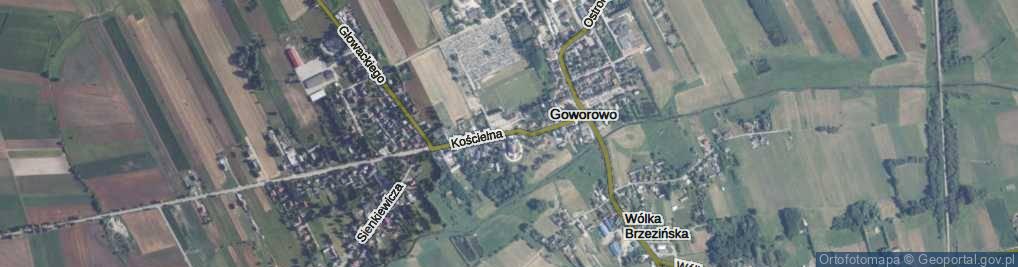 Zdjęcie satelitarne Kościelna ul.