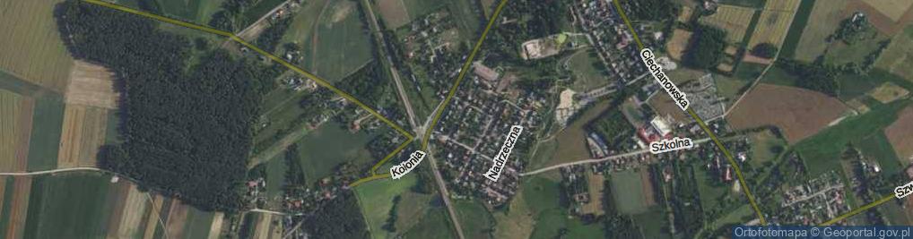 Zdjęcie satelitarne Kolejowa ul.