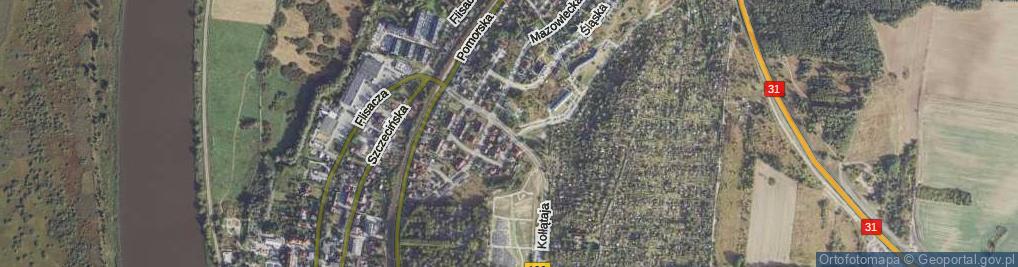 Zdjęcie satelitarne Kołłątaja Hugo ul.