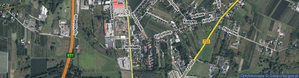 Zdjęcie satelitarne Kobylińska ul.