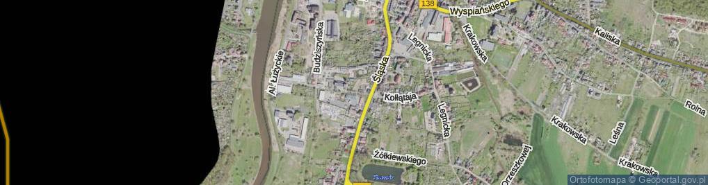 Zdjęcie satelitarne Kołłątaja Hugo ul.